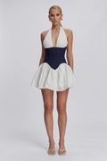 Elowen Ivory Corset Mini Dress