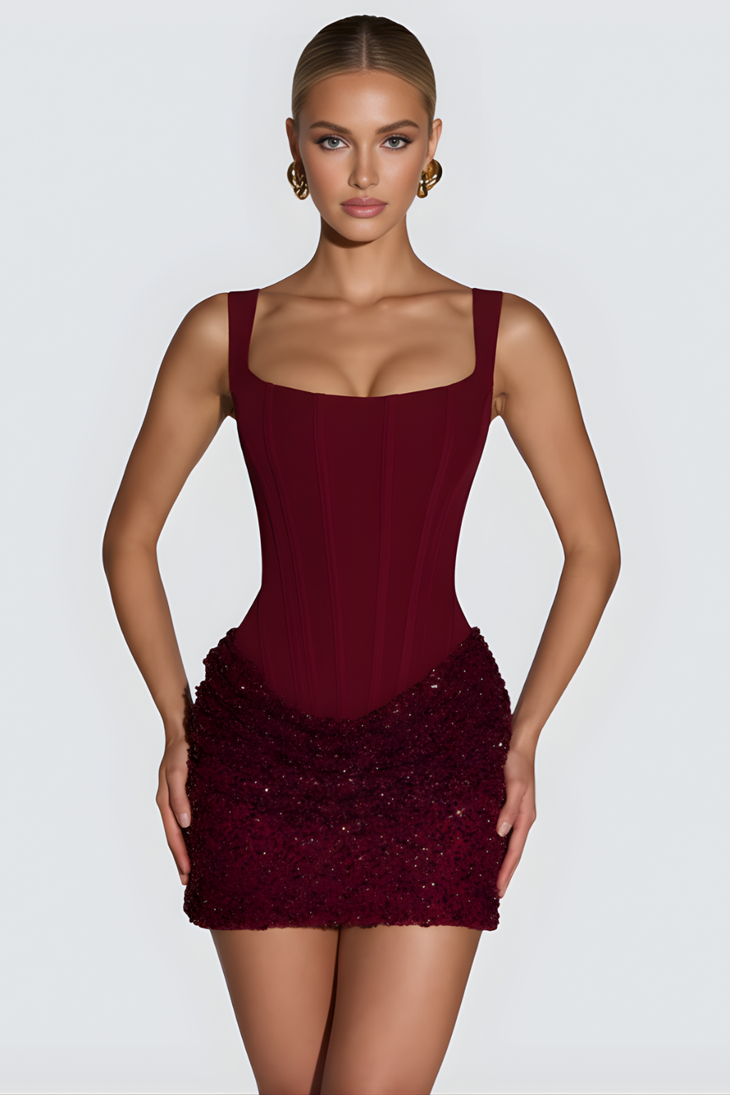 Valentina Sequin Mini Dress
