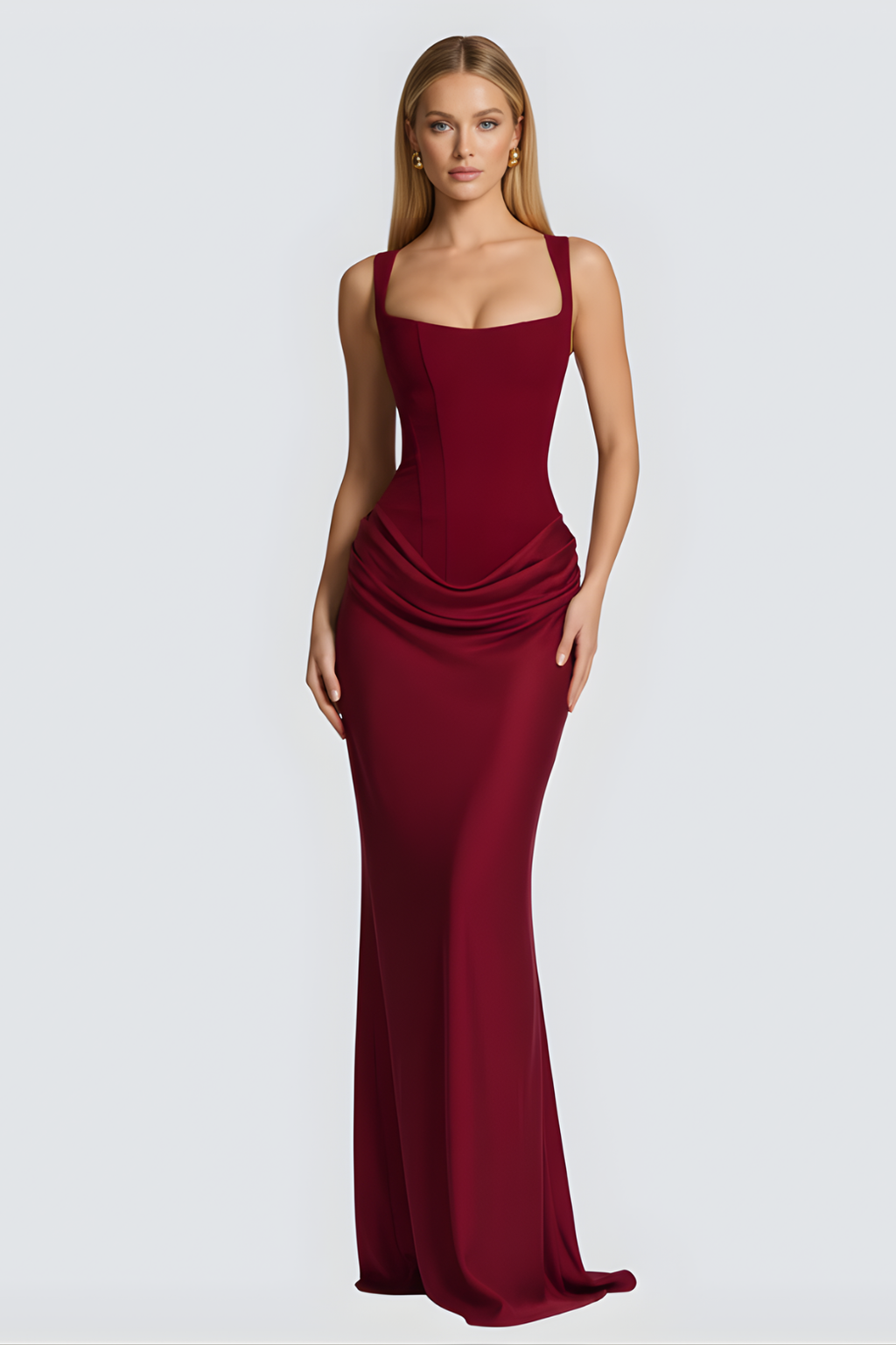 Valentina Draped Corset Gown